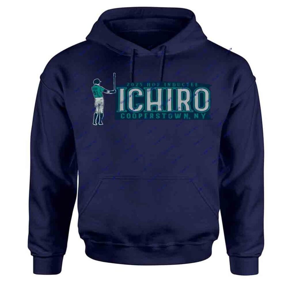 2025 HALL OF FAME INDUCTION ICHIRO SUZUKI COOPERSTOWN HOODIE SHIRT